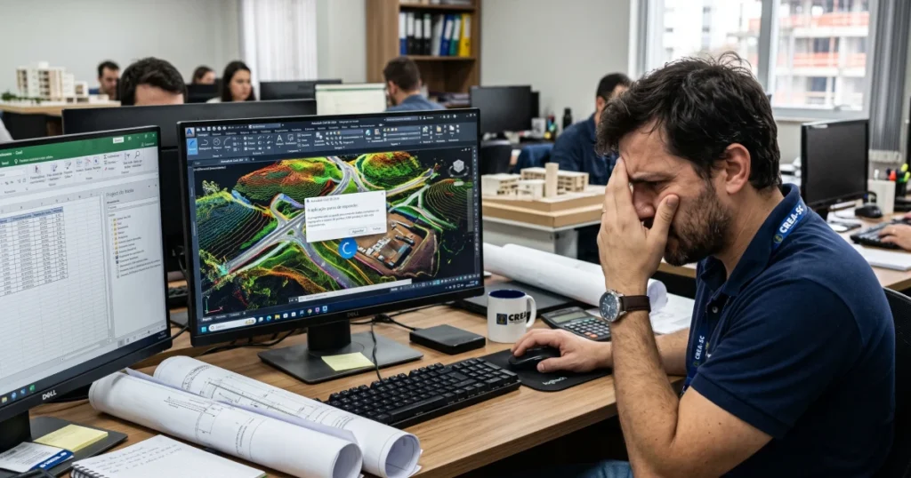 Civil 3D Travando? Guia de hardware para lidar com nuvens de pontos e topografia pesada.